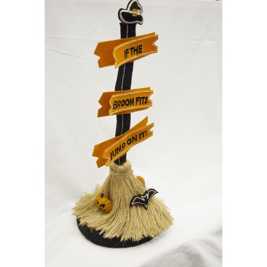 Halloween-Themed Broom 