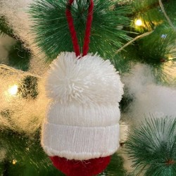 Christmas-Themed Cap-Shaped