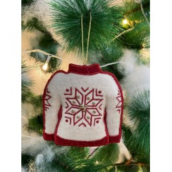 Christmas-Themed Sweater-Shaped 