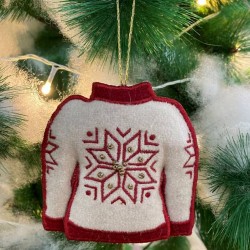 Christmas-Themed Sweater-Shaped 