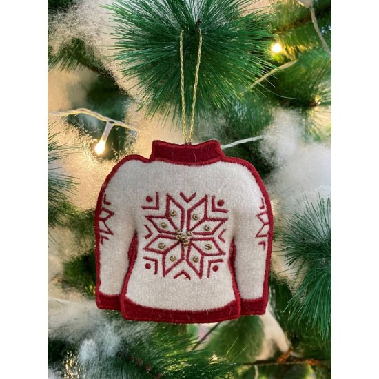 Christmas-Themed Sweater-Shaped 