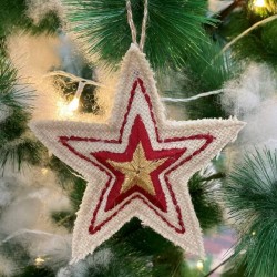 Christmas-Themed Star-Shaped 