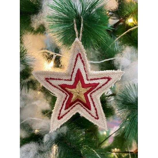 Christmas-Themed Star-Shaped 