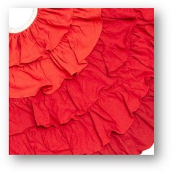 Christmas-Themed Multi-Layered Frill Tree Skirts