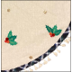 Christmas-Themed Embroidered Patch And Bells Work Tree Skirts