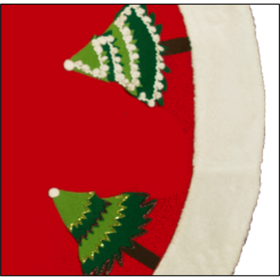 Christmas-Themed Embroidered Patch Work Tree Skirts