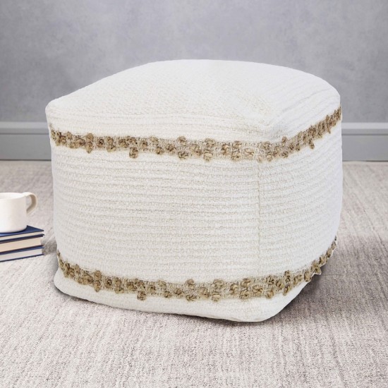 Woven TNT fabric pouf 