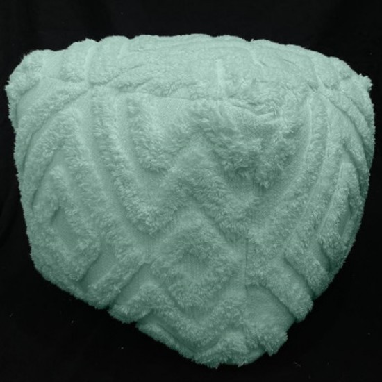 cotton woven pouf 