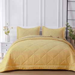 Diamond Pattern Quilt with Diamond quilted Shams